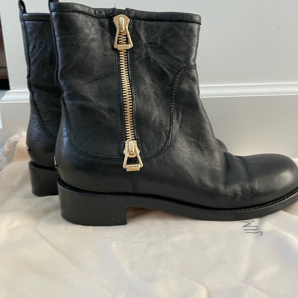 Jimmy Choo leather boots booties